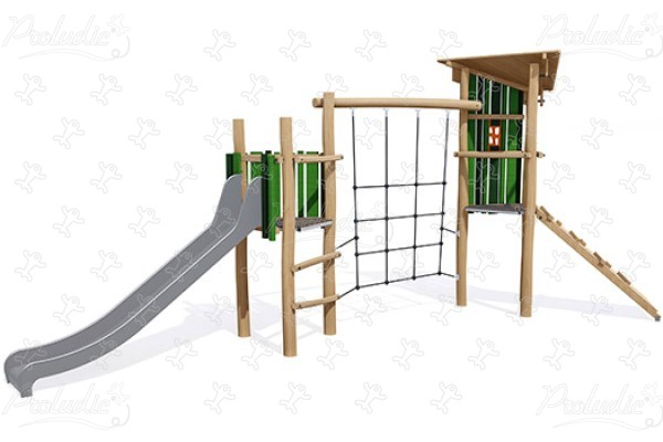 J4932-V aires de jeux jeux en bois naturel durable origin’ origin&rsquo; / bois naturel durable image 3d