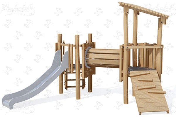 J4933 aires de jeux jeux en bois naturel durable origin’ origin&rsquo; / bois naturel durable image 3d
