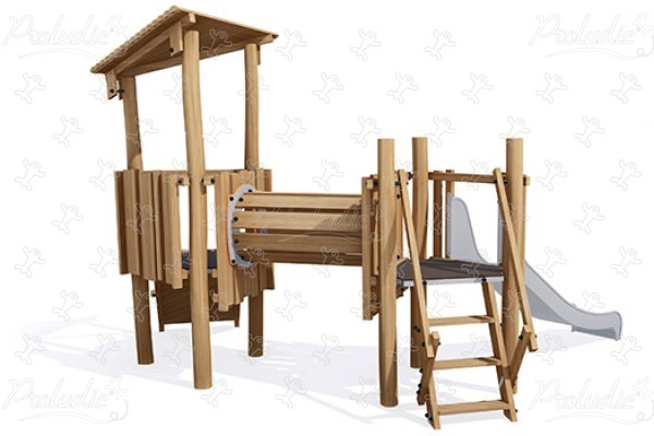 J4933 aires de jeux jeux en bois naturel durable origin’ origin&rsquo; / bois naturel durable image 3d