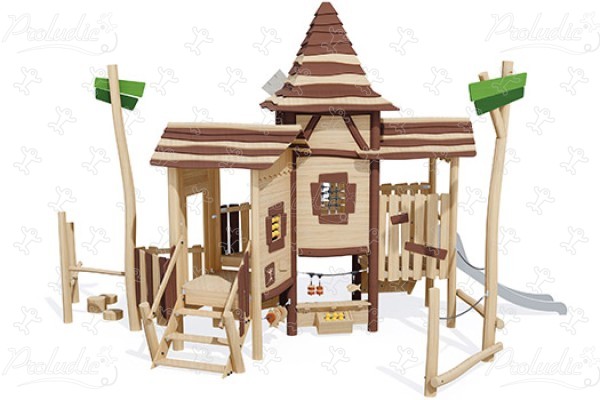 Grand Moulin J49408® aires de jeux jeux en bois naturel durable origin’ origin&rsquo; / bois naturel durable image 3d
