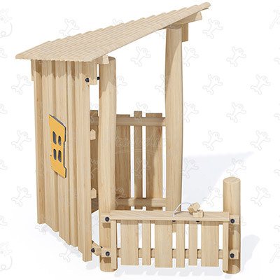Cabane de la forêt J4941 aires de jeux jeux classiques cabanes / maisonnettes image 3d