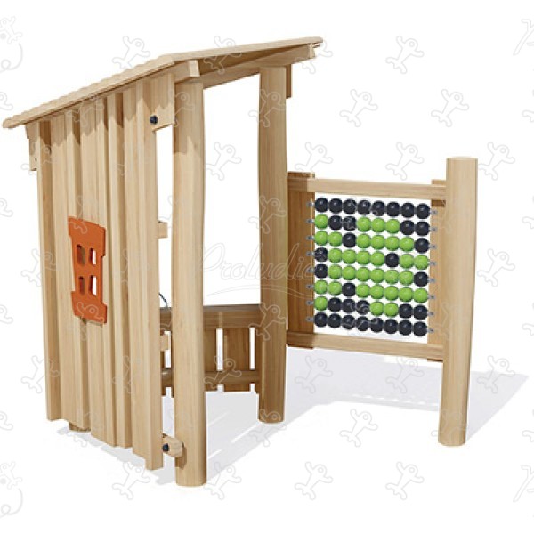 Cabane Pixel J4943 aires de jeux jeux classiques cabanes / maisonnettes image 3d