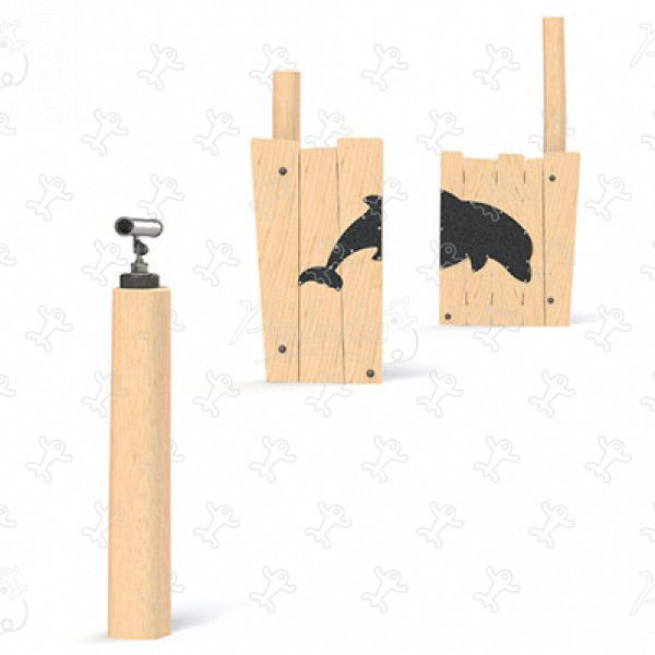 Dauphin J4950® aires de jeux jeux d'équilibre & jeux à grimper jeux éducatifs et sensoriels image 3d