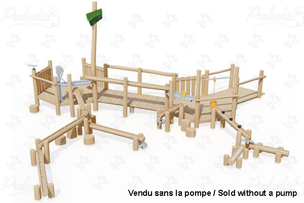 Rizière XL J49501® aires de jeux jeux éducatifs & sensoriels jeux d&rsquo;eau image 3d