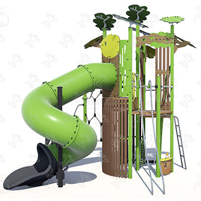 Maxi Ka'Yop J56003® aires de jeux structures multi-activités / jeux multifonctions kanopé image 3d