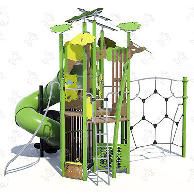 Maxi Ka'Yop J56003® aires de jeux structures multi-activités / jeux multifonctions kanopé image 3d