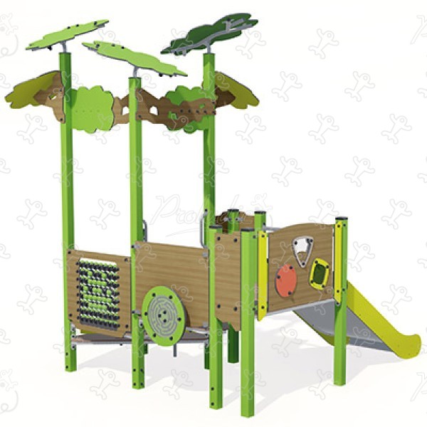 Ka'Yop Sensoriel inclusif J56006® aires de jeux structures multi-activités / jeux multifonctions kanopé image 3d