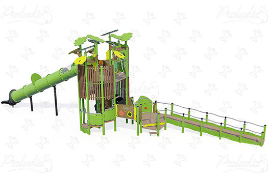 J56009® aires de jeux structures multi-activités / jeux multifonctions kanopé image 3d