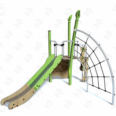 J5603 aires de jeux structures multi-activités / jeux multifonctions kanopé image 3d
