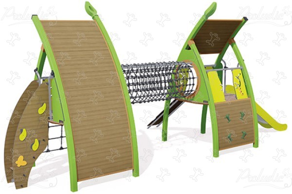 J5622® aires de jeux structures multi-activités / jeux multifonctions kanopé image 3d