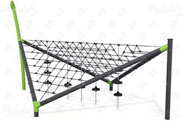 J57002 aires de jeux jeux d'équilibre & jeux à grimper pyramides de filets / structures de cordage image 3d