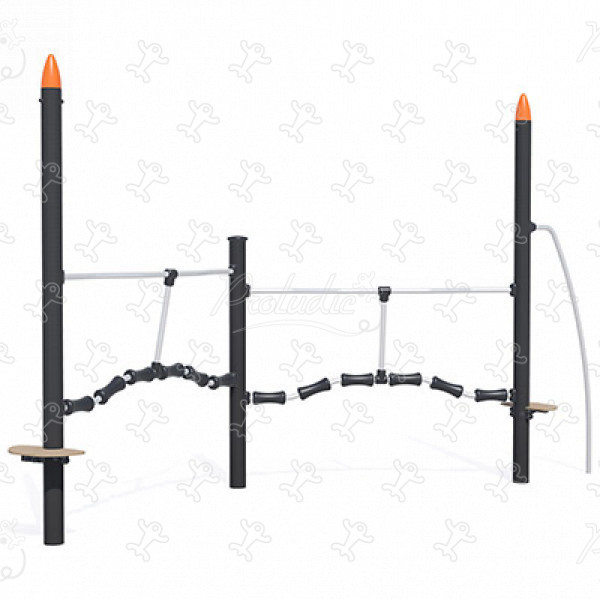 Tubes sinueux J5911® aires de jeux acti'fun acti&rsquo;ninja image 3d