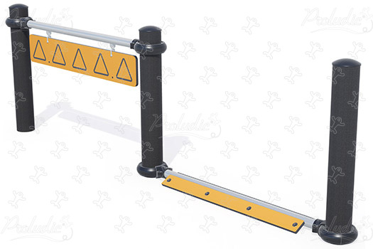 Passage haut inclusif J5932® aires de jeux acti'fun acti&rsquo;ninja image 3d