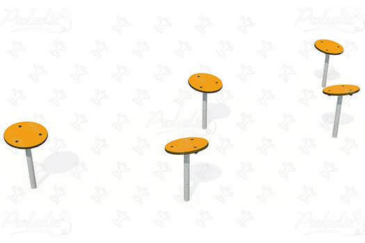 Zig zag inclusif J5934® aires de jeux acti'fun acti&rsquo;ninja image 3d