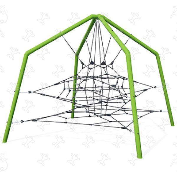 Structure de Cordage 3D J60001 aires de jeux jeux d'équilibre & jeux à grimper pyramides de filets / structures de cordage image 3d