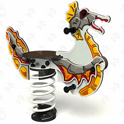 Dragon J817-GM aires de jeux grafic games pour des aires de jeux personnalisées finition médiéval image 3d