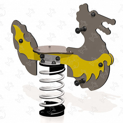 Dragon J817 aires de jeux jeux dynamiques jeux sur ressort image 3d