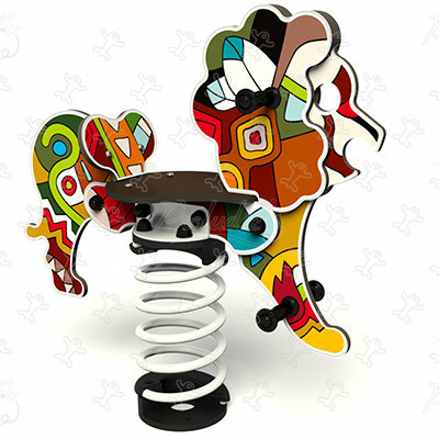 Léo J818-GE aires de jeux grafic games pour des aires de jeux personnalisées finition etnik image 3d