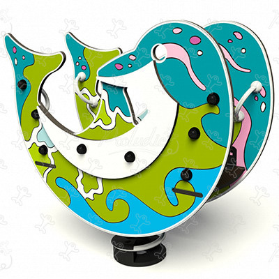 Petit Dauphin J822-GA aires de jeux grafic games pour des aires de jeux personnalisées finition amazone image 3d