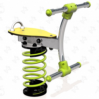 Cyclo J828 aires de jeux jeux dynamiques jeux sur ressort image 3d