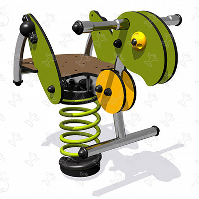 Gémini J833 aires de jeux jeux dynamiques jeux sur ressort image 3d