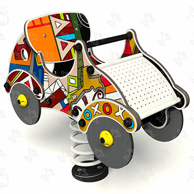 Twiny J834-GE® aires de jeux grafic games pour des aires de jeux personnalisées finition etnik image 3d