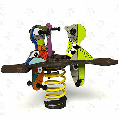 Piou-piou J846-GE aires de jeux grafic games pour des aires de jeux personnalisées finition etnik image 3d