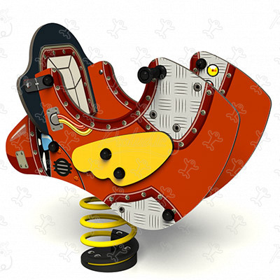 Cosmocar J848-GF aires de jeux grafic games pour des aires de jeux personnalisées finition metropolis image 3d