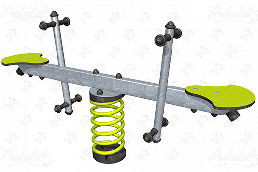 Tandem J852 aires de jeux jeux dynamiques jeux sur ressort image 3d