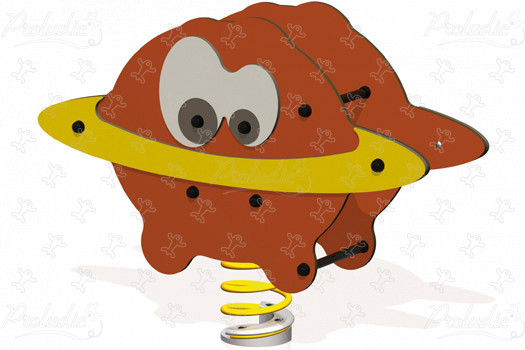 Saturne J862 aires de jeux jeux dynamiques jeux sur ressort image 3d