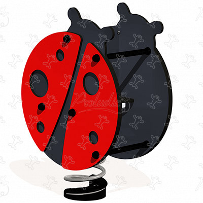 Coccinelle J869® aires de jeux jeux dynamiques jeux sur ressort image 3d