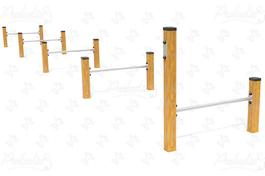 Haies Junior JPS12-J sport & fitness acti'fun parcours santé image 3d