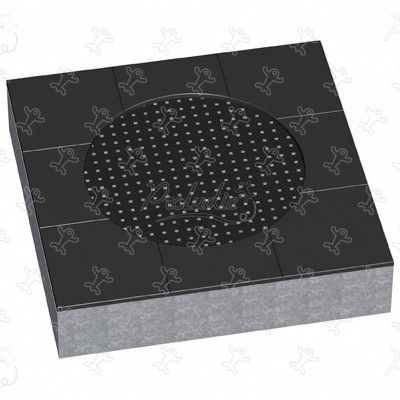Trampoline rond R34-ETP-010 aires de jeux acti'fun trampolines image 3d