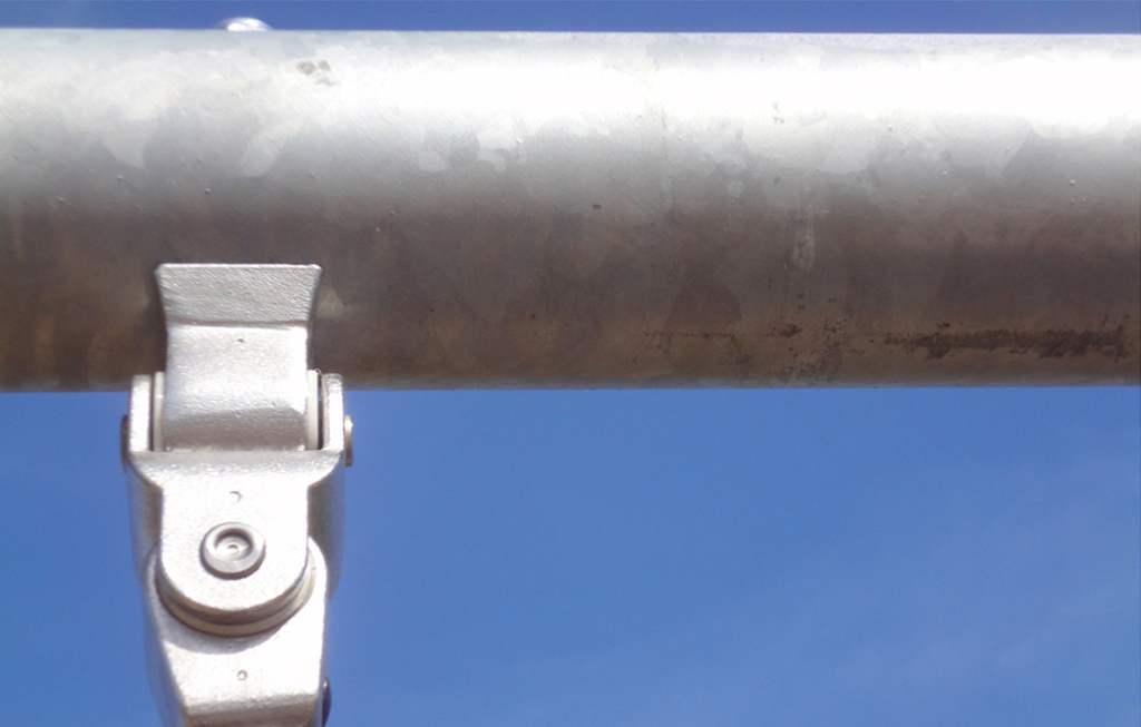 Les poutres horizontales des portiques