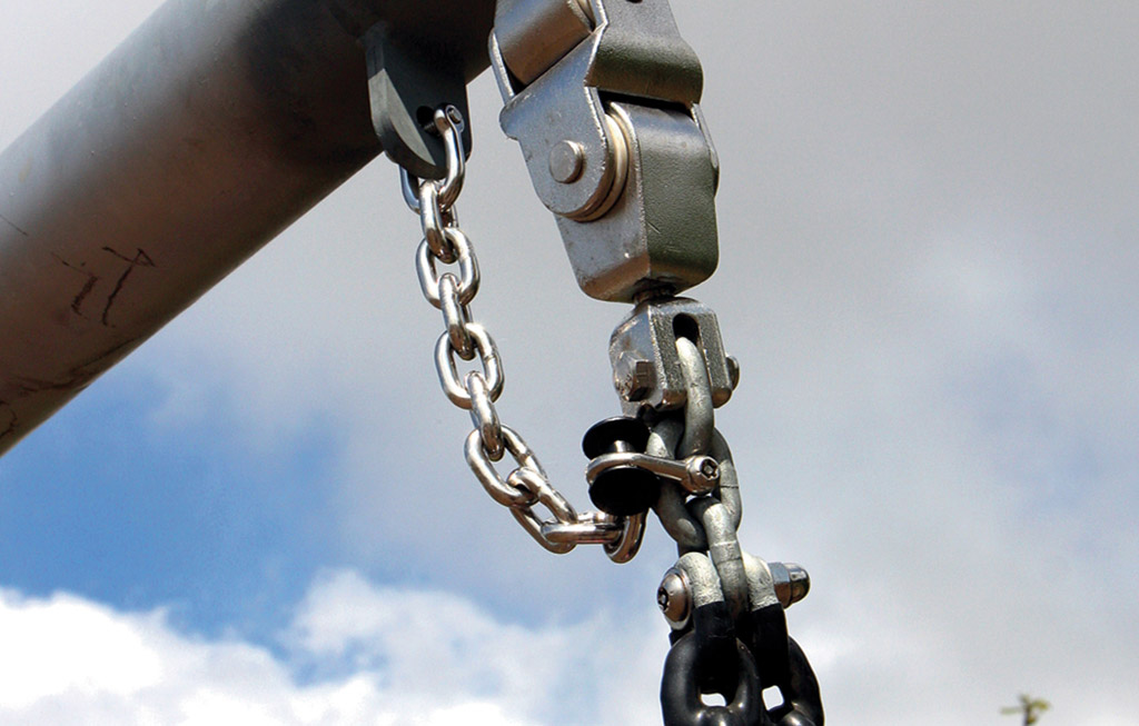 Le système de rotation en inox