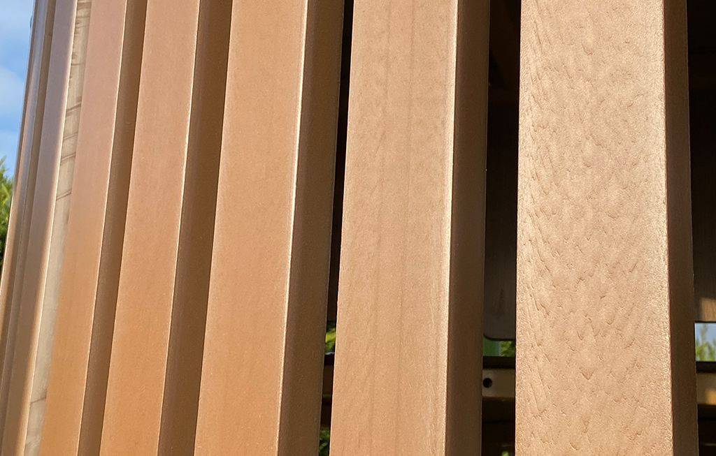 Les palissades avec lattes