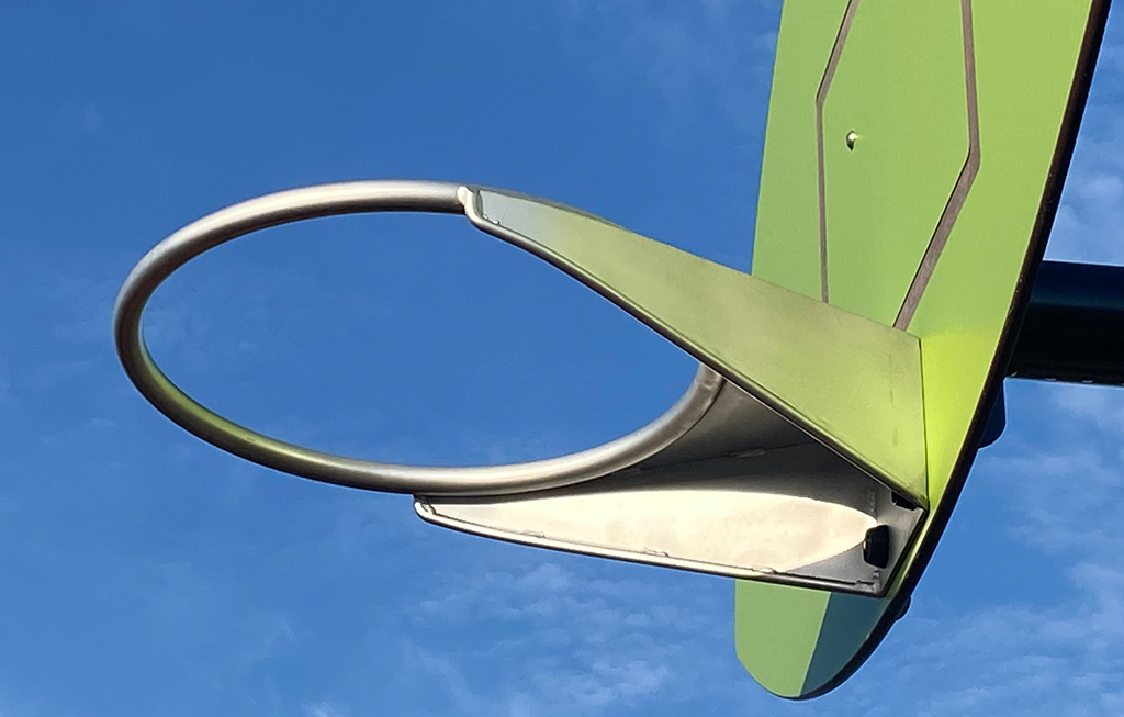 Le cercle du panier de basket