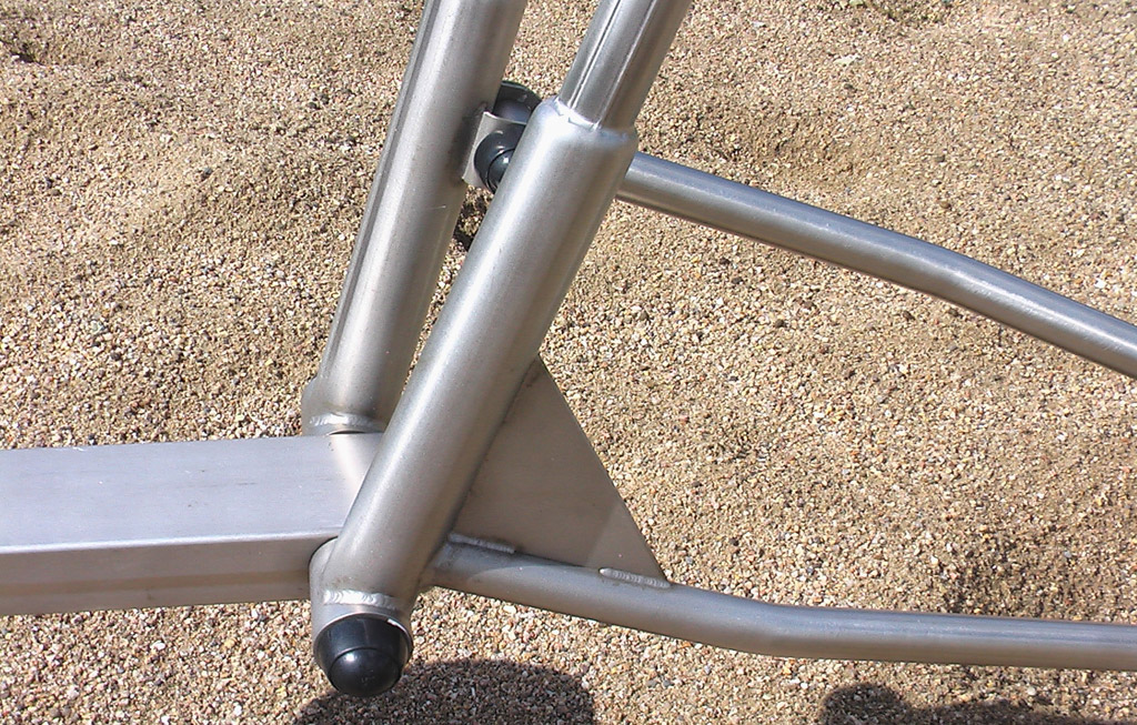 La structure métallique de la pelleteuse