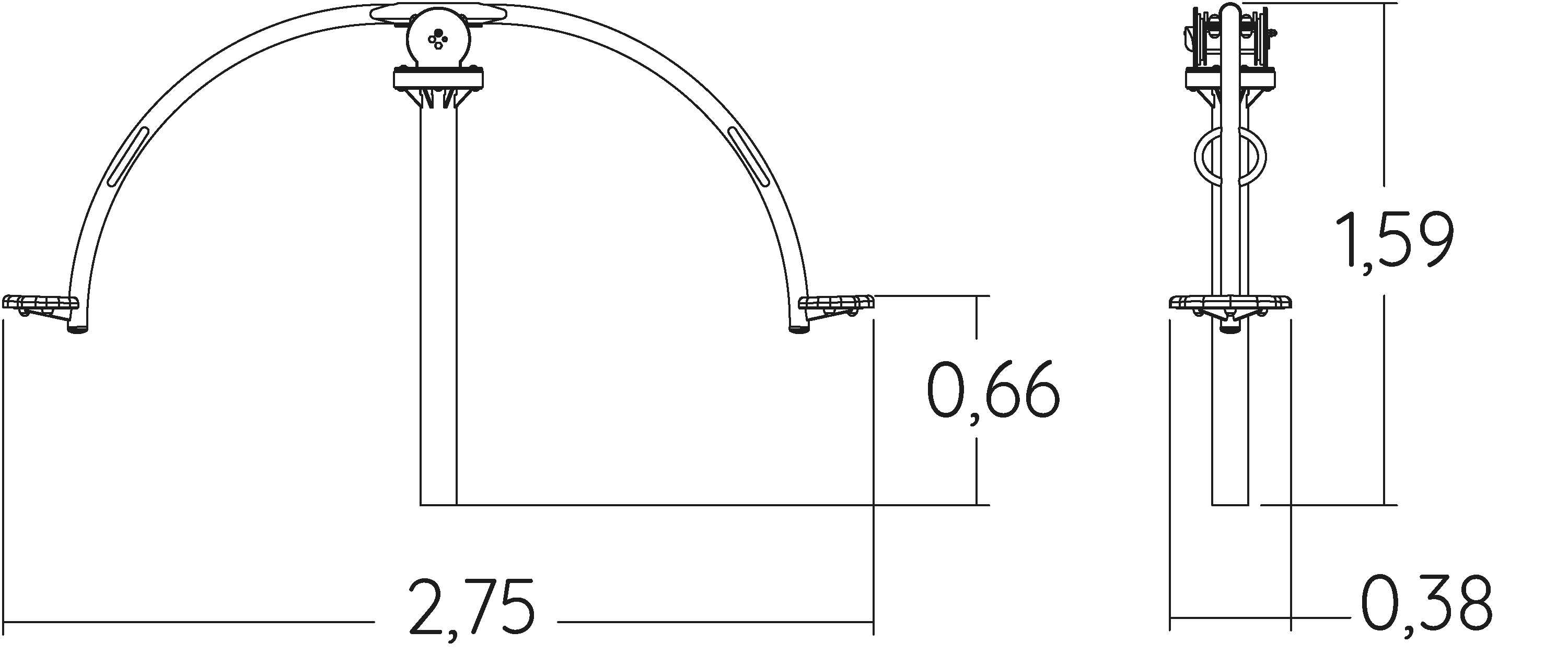 Hip-Hop J2410 aires de jeux acti'fun structures dynamiques image vue de côté