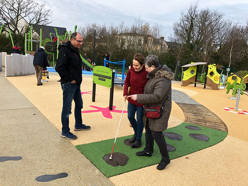 Sol thématisé aire de jeux