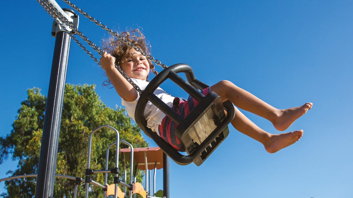 Balançoire Proludic siège enfant