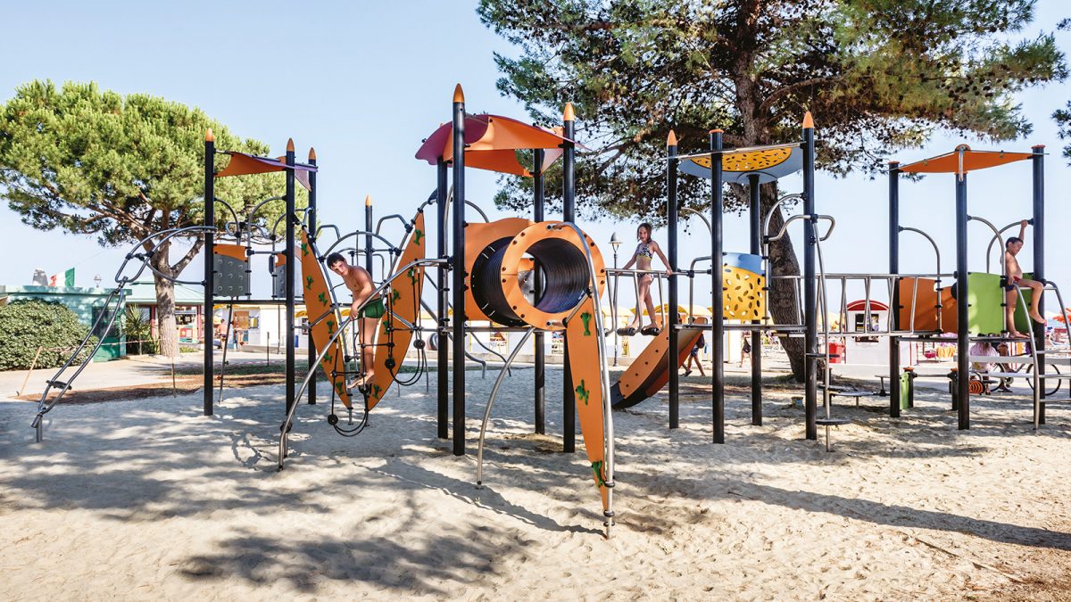 Aire de jeux camping