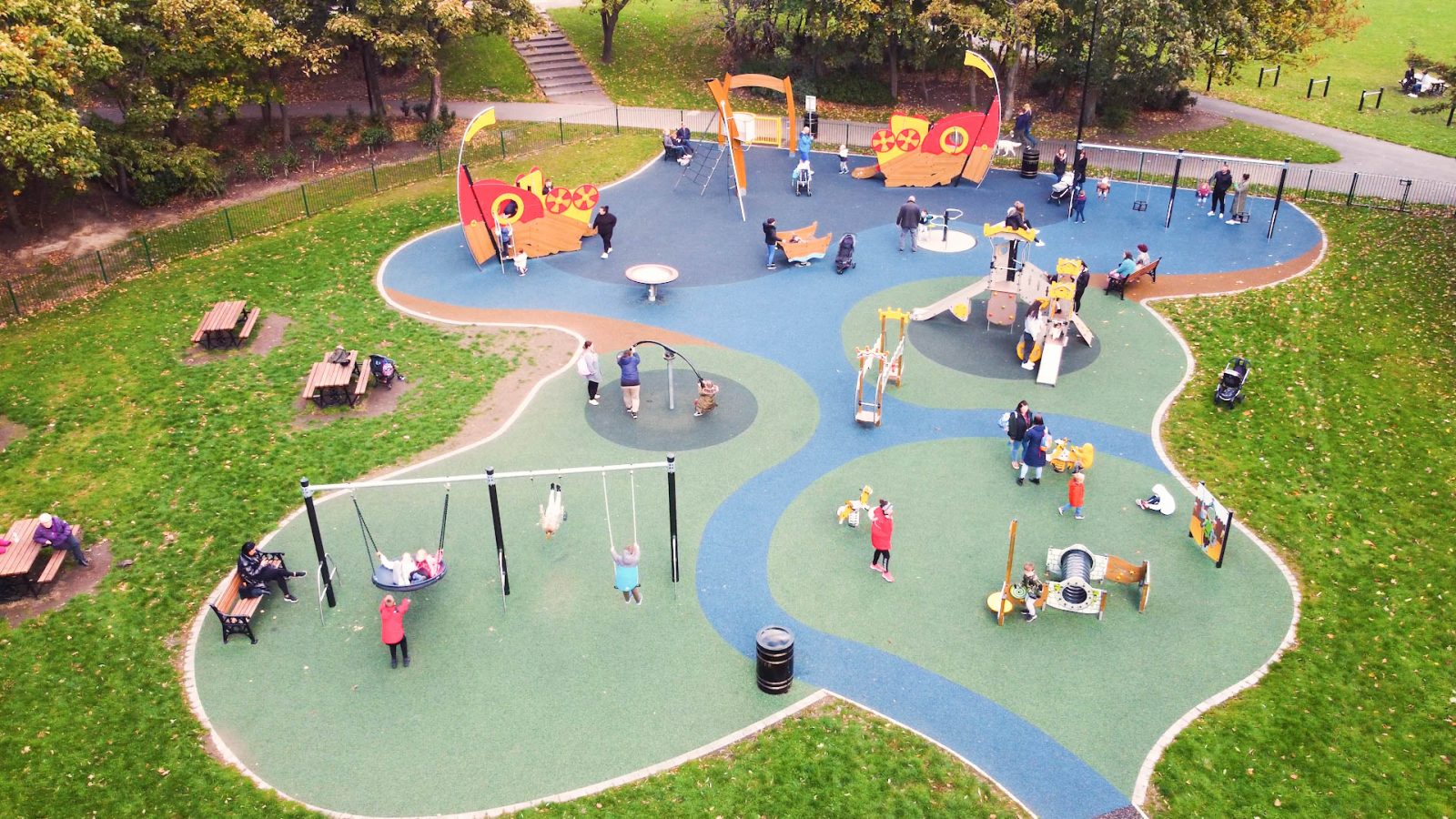 Aire de jeux sur-mesure North Marine Park – South Shields – Royaume-Uni