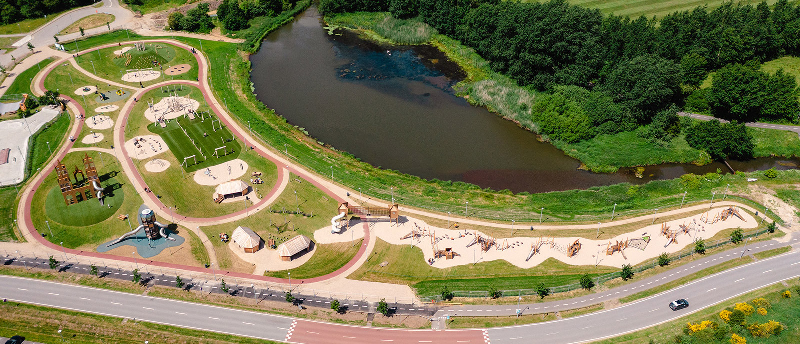 Une aire de jeux sur-mesure en hommage aux monuments historiques de la ville