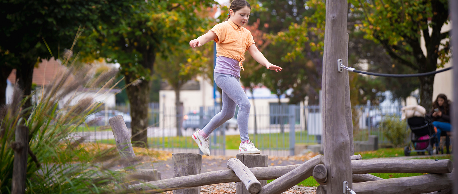 Parcours et jeux à grimper en bois