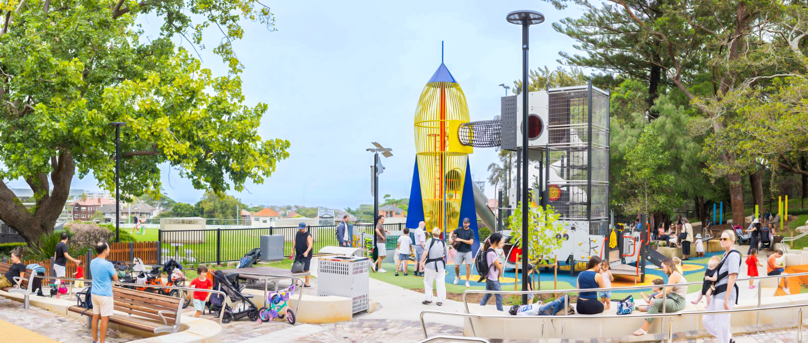 Une fusée sur-mesure à Waverley Park